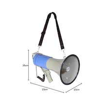 Lastvoice Mgf-220usb-bt Şarjlı Bluetooth Usb El Megafonu 220 Watt Usb Siren Mike Askı