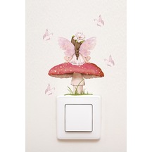 Priz Minik Peri Ve Kelebekler Dekoratif Priz Sticker