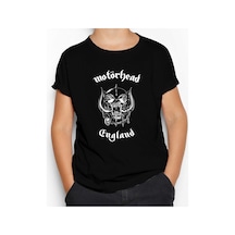 Zepplin Giyim Motörhead England Siyah Çocuk Tişört Siyah
