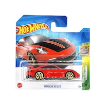 Hot Wheels Porsche 911 Gt3 - Hw Exotics Kırmızı 1/64 Diecast Model Araba Çok Renkli
