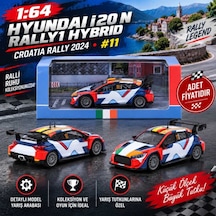 Hyundai İ20 N Rally1 Hybrid 1:64 2024 Croatia Rally Çok Renkli