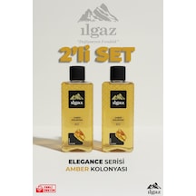 Ilgaz Amber Kolonyası 2'li Set 80 Derece 400 Ml Elegance Series