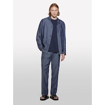 Sisley Keten Karışımlı Büzgü İpli Cepli Jogger Pantolon Erkek Mavi Pantolon - 325p4nzvsf05a Siyah