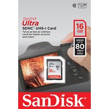 Sandisk  16Gb Sd Kart  80 Mbs