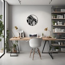 Dekoratif Metal Sanatı Bloklar Blocks Metal Duvar Tablosu Soyut