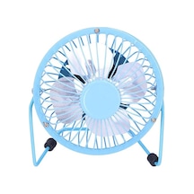 Poweramster Masaüstü Metal Usb Fan Pm-6102 Mavi
