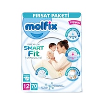 Molfix Premium Bebek Bezi Fırsat Paketi 2 Beden 3-6 Kg 70 Adet Standart