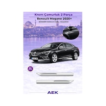 Renault Megane 4 Sedan 2021+ Araca Özel Krom Çamurluk Çıtası A+