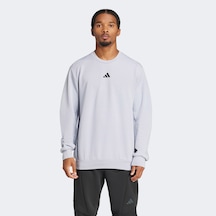 Adidas Designed For Training Crew Erkek Gri Antrenman Sweatshirtü Jp0927 Gri