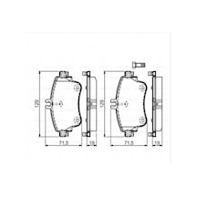 0986494663 Disk Balata Ön Mercedes W 176 W 246 A B Class 20