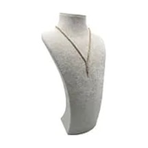 Yerli Üretim Süet Kumaş Elisia Manken Krem Renk 40/20 Cm Kolye Gerdanlık Takı Sergileme Mankeni Çok Renkli