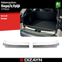 S-dizayn Renault Duster Krom Bagaj İç Eşiği 2 Prç. 2024 Üzeri A+ Kalite