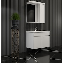 Çuha Banyo Dolabı Takımı 65Cm Balon Kapak Pk109 Beyaz Çuha Banyo Dolabı Takımı 65Cm Balon Kapak Pk109 Beyaz