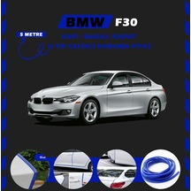 Bmw F30 Oto Araç Kapı Koruma Fitili 5metre Parlak Mavi Renk