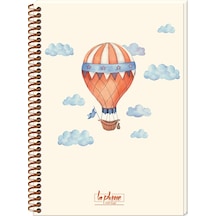 Keskin Color Defter Spiralli Sert Kapak La Plume 17x24 80 Yp Çiz. 417991-99 Çok Renkli