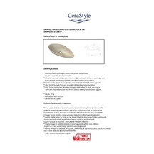 Mat Kapuçino Renkli Seramik 75 Cm Lavabo, Şık 508 Yeşil