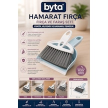 Mini Faraş Ve Fırça Seti Ergonomik Saplı Masa Üstü, Mutfak Ve Ofis Kırıntı Temizlik Seti Mor Siyah Mavi 1 Adet Karışık Renk Gönderilir Diğer