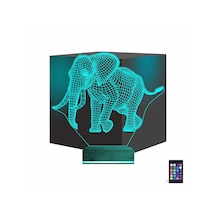 Luvivia Fil 3d Lamba - Masa Gece Lambası Şeffaf