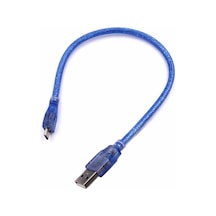 Alkatronik-30Cm Micro Usb Kablo Mavi 480 Mbps Usb 2.0 Hot Swap