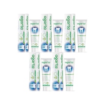 Agarta Doğal Diş Macunu 100ml Bitki Özlü 5 Li Set Beyazlık