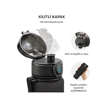 500 Ml Tritan Su Matarası 13 Farklı Renk Softtouch Koyu Yeşil Çok Renkli