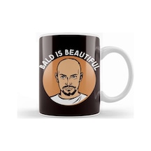 Beautiful Bald Father Baldy Papa Dad Daddy Poppa Husband Kupa Bardak Porselen Karışık