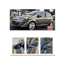 Opel Corsa D (2006 - 2011) Batman Yarasa Ayna Kapağı (parlak Siyah)