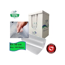 Balonlu Naylon Üç Katlı Eşya Koruma Ambalajı Pat Pat 50 CM x 100 M