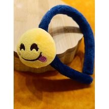 Monalisa Home Lüks Emojili Gösterişli Figürlü Taç Gri