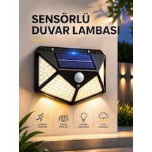 Sensörlü Güneş Enerjili Duvar Lambası Diğer 02224606