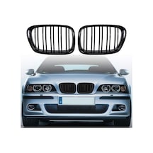 BMW E39 1995-2004 5.SERİ PARLAK SİYAH ÇİFT ÇİZGİ M5 ÖN PANJUR