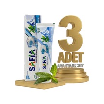 Safia Diş Macunu Yeşil Çay Ve Himalaya Tuzu 3x60 Ml