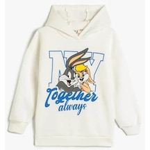 Koton Kız Çocuk Sweatshirt Beyaz 4wkg10259ak 24ky59000642 Y5910 Mint
