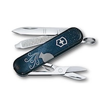 Victorinox 0.6223.2aqu Classic Sd Zodiac Signs 58mm Kamp Çakısı, Kova Burcu Mavi