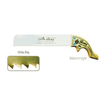 Abay Orta Diş El Testere 12 No - Ahşap Sap