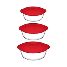 Borcam Tencere Seti Kapaklı 3 Lü 840cc-1450cc-2100cc