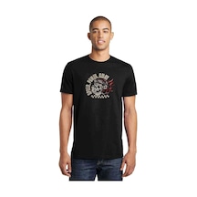 Speed Power Glory Baskılı Siyah Erkek Tshirt