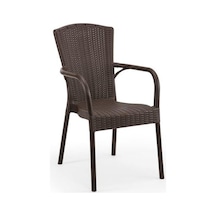 Mandella Doğa Rattan Koltuk 2 Adet Kahverengi