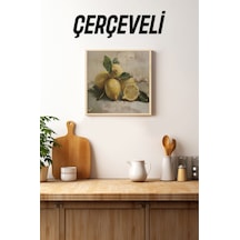 Ahşap Çerçeveli Mdf Kare Tek Tablo Kendi Tablo Setinizi Oluşturacağınız Liste Mutfak04 32 X 32 Çerçeveli Tx1107