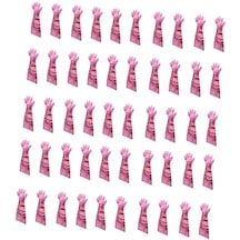 Suntek 50 Adet Uzun Kol Uzunluğu Tek Kullanımlık Kırmızı