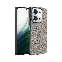 Onegif Xiaomi Redmi 15c 4g Bright Simli Kapak - Gümüş 0.2M-Çok Renkli
