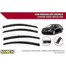 Chevrolet Cruze Cam Rüzgarlığı Kromlu Niken