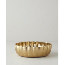 Regina Metal Dekoratif Tabak 18 X 18 X 5 Cm Gold