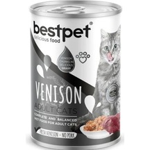 Bestpet Geyik Etli Konserve Yetişkin Kedi Maması 400 Gr