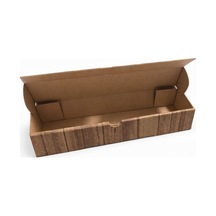 Düz Ahşap Baskılı Küçük Dürüm Kutusu 33x6,5x4,5 Cm - 100 Adet