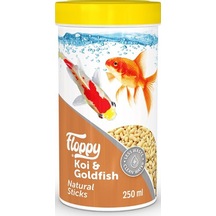 Floppy Koi Goldfish Natural Stick Japon Balık Yemi 250 Ml