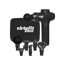Virtufit M3 Pro Premium Masaj Tabancası - 6 Aparat - Şarj Edilebilir - Kas Masajı - Kablosuz - Saklama Kutusu Dahil - Profesyonel