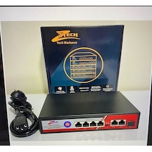 Ztech ZR-1104 4+2+1 Port Full 100/1000 Sfp Slot Switch