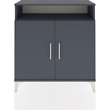 Arges Şifonyer 3 Raflı 2 Kapaklı 88x30x96 Antrasit-antrasit Antrasit