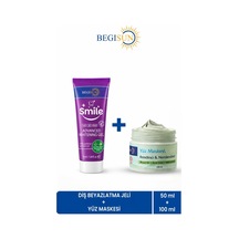 Begısun Diş Beyazlatma Jeli 50 Ml + Arındırıcı & Nemlendirici Yüz Maskesi 100 Ml Bakım Seti